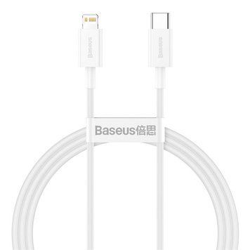 Кабель Baseus Superior Series Type-C to IP PD 20W 1m White CATLYS-A02 фото