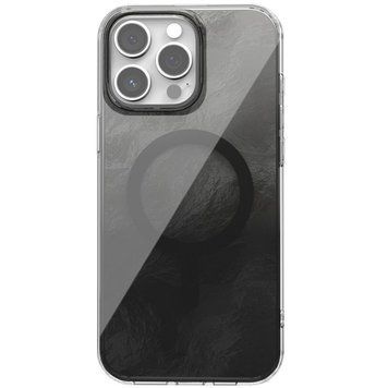 Чехол TPU Shiny Mountain (MagFit) для Apple iPhone 12 Pro / 12 (6.1") Black 555-02937 фото