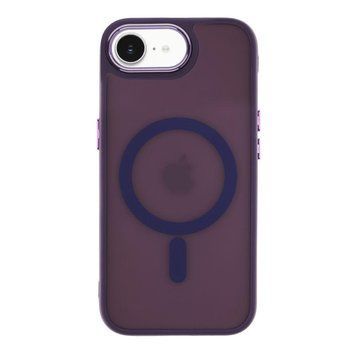 Чехол TPU+PC Space Magnetic Color with Magsafe для iPhone 16e\17e Dark Purple 214-02539 фото