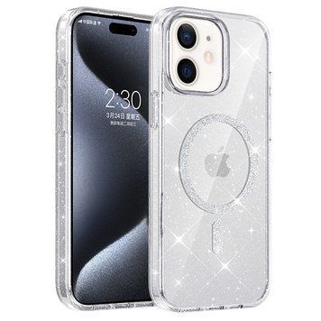 Чехол TPU Eclipse Sparkle (MagFit) для Apple iPhone 11 (6.1") Clear 214-03804 фото