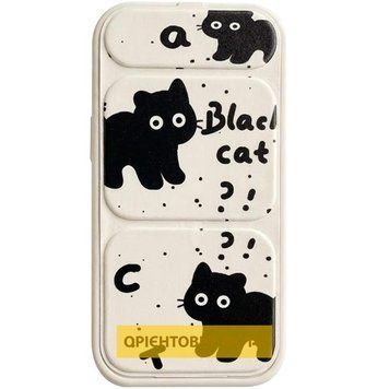 Чохол TPU Panel Stand для Apple iPhone 17 (6.3") Black Cat 777-09412 фото