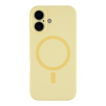 Чохол Glow Silicone Case Full Camera with Magsafe для iPhone 16 Yellow 214-04069 фото