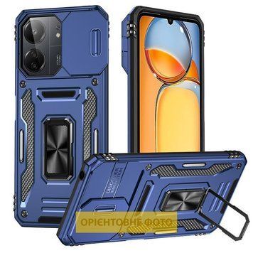 Ударопрочный чехол Camshield Army Ring для Xiaomi Redmi 15C (Global) / Poco C85 (Global) Navy 656-08872 фото