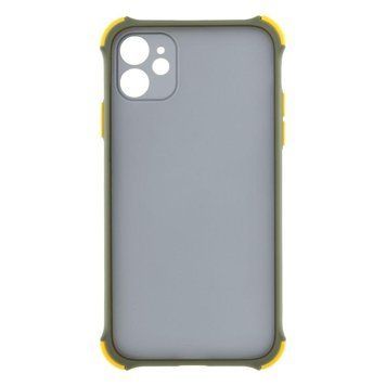 Силіконовий чохол TOTU Armor Dark with Frame для iPhone 11 Оливковий 208-00968 фото
