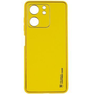 Шкіряний чохол Xshield для Xiaomi Redmi 13C / Poco C65 Жовтий / Yellow ILSO-00000070087-3 фото