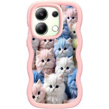 Чехол TPU Cloudy Pictures для Xiaomi Poco X6 / Note 13 Pro 5G Kittens 555-01203 фото