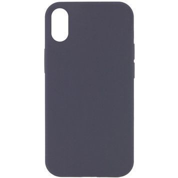 Силиконовый чехол Silk Full Protective для iPhone XR (6.1") Dark Gray 777-10800 фото