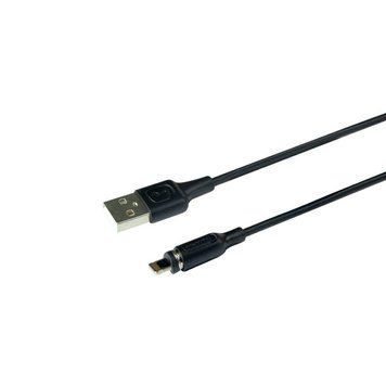 Кабель USB Borofone BX41 Amiable magnetic Lightning 1m Чорний 209-00324 фото