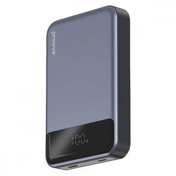 Power Bank Proove Hoodman Magnetic 20W 10000mAh Gray PBH120010003 фото