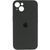 Силиконовый чехол с закрытой камерой для iPhone 13 Space Gray 208-00743 фото