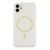 Чохол Glow Silicone Case Full Camera with Magsafe для iPhone 11 Antique white 214-03969 фото