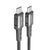 Кабель ACEFAST C1-09 USB-C to USB-C aluminum alloy audio/video transmission full-featured data cable Black 6974316282631 фото
