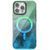 Чохол TPU Shiny Mountain (MagFit) для Apple iPhone 15 Pro (6.1") Green / Blue 555-02887 фото