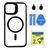 Чехол TPU+PC+Metal Stand Case with MagSafe and Camera Lenses для iPhone 13 Black 214-03693 фото