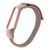 Ремешок для Xiaomi Mi Band 3/4/5/6/7 Nylon Pink/Grey 212-02483 фото