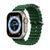 Силіконовий рифлений ремінець Ocean для Apple Watch 42/44/45/49 mm Зелений 212-00460 фото