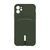 Чохол Colorfull Pocket Card з кишенею для iPhone 11 Atrovirens 208-01807 фото