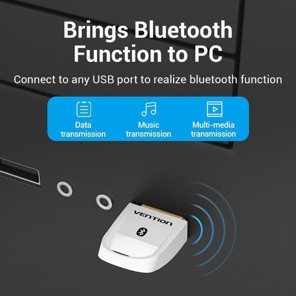 Адаптер Vention USB Bluetooth5.0 Adapter White (CDSW0) CDSW0 фото