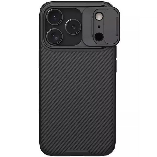 Карбоновая накладка Nillkin CamShield Pro для Apple iPhone 17 Pro Max (6.9") Black 777-08150 фото