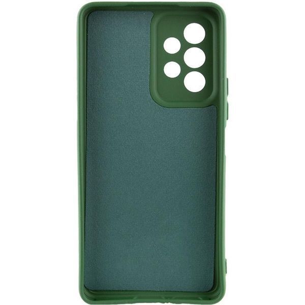 Чохол TPU GETMAN Liquid Silk Full Camera для Samsung Galaxy A33 5G Зелений / Dark green ILSO-00000074060-3 фото