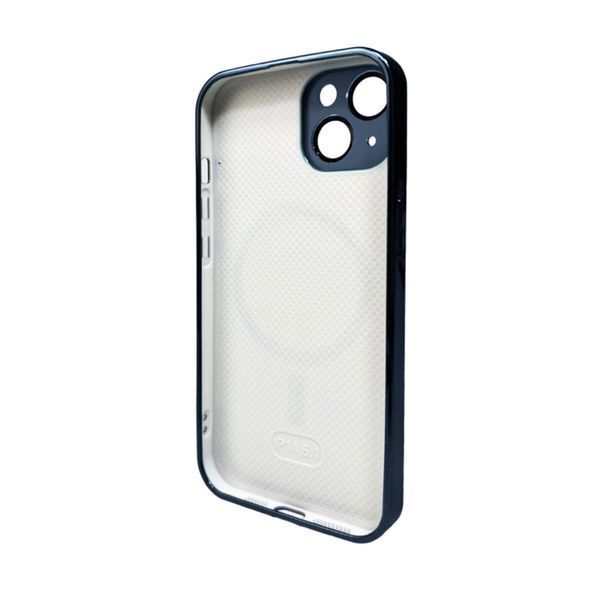 Чохол AG Glass Sapphire Frame MagSafe для iPhone 15 Sea Blue 666-02822 фото