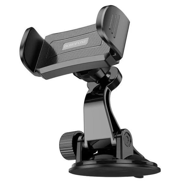 Тримач для мобільного BOROFONE BH89 Enlighten clip car holder(center console) Black 656-00463 фото