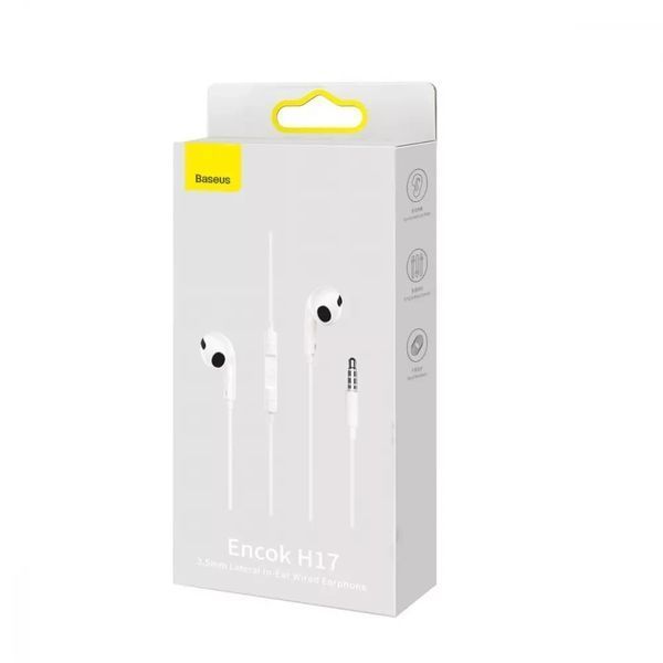 Наушники Baseus Encok Wired H17 White 221-00023 фото