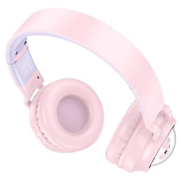 Навушники HOCO W50 Cute fun BT headphones Pink 656-01676 фото