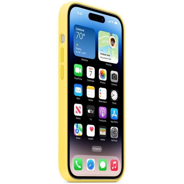 Чохол Silicone Full Case with MagSafe для iPhone 14 Pro Canary Yellow 656-01198 фото
