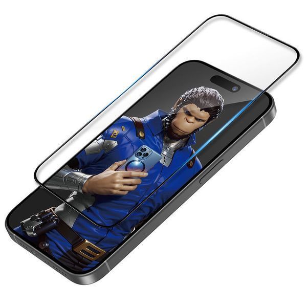 Захисне 3D скло Blueo Invisible Airbag Anti-broken для Apple iPhone 15 Pro Max (6.7") 777-08480 фото