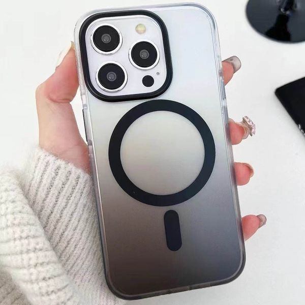 Чехол TPU+PC Phantom with MagSafe для Apple iPhone 14 Pro Max (6.7") Black 555-02987 фото