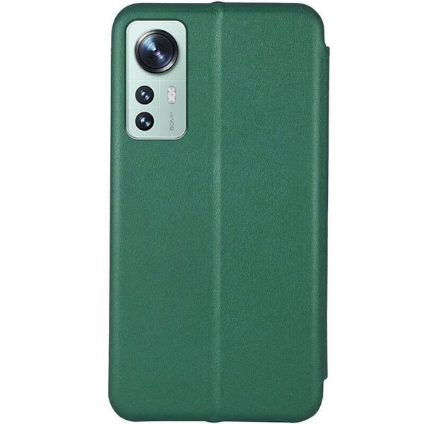 Кожаный чехол-книжка Classy для Xiaomi 12 Lite Green 777-05757 фото