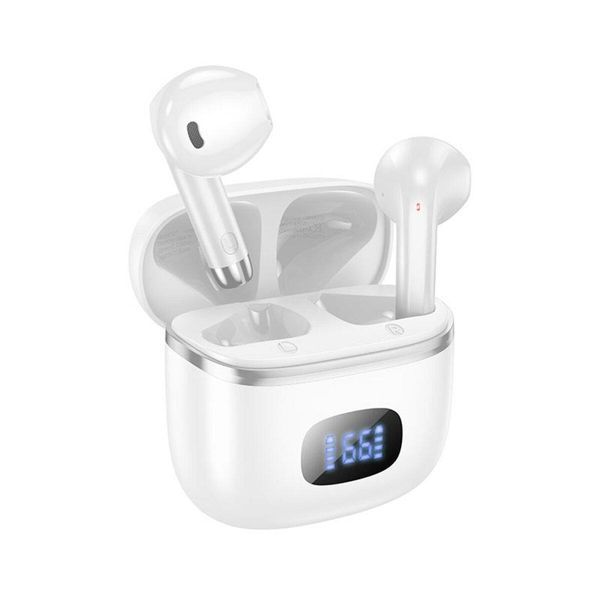 Наушники HOCO EQ1 Music guide true wireless BT headset White 656-00908 фото