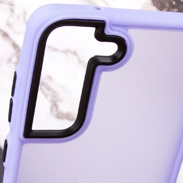 Чехол TPU+PC Lyon Frosted для Samsung Galaxy S21 FE Purple ILSO-00000065052-6 фото