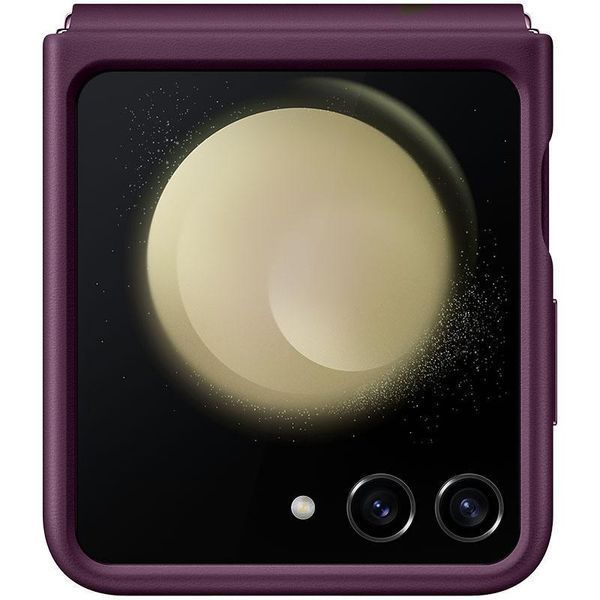 Кожаный чехол Leather Case для Samsung Galaxy Z Flip5 Purple 555-03217 фото