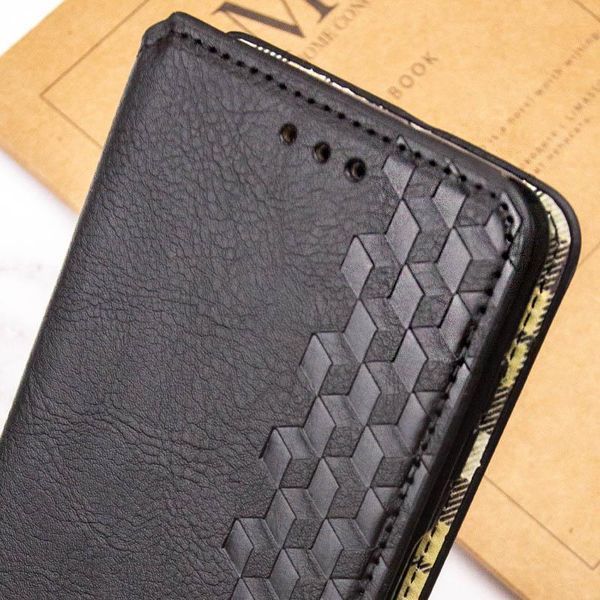 Шкіряний чохол-книжка GETMAN Cubic (PU) для Samsung Galaxy A37 5G Black 777-09159 фото