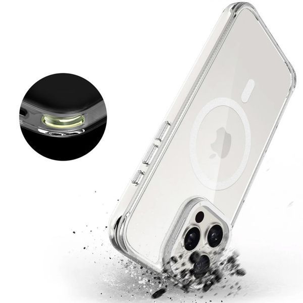Чехол TPU Space Case Apex with MagSafe для Apple iPhone 13 Pro / 14 Pro (6.1") Silver 214-03351 фото