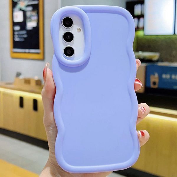 Чехол TPU Ripple для Samsung Galaxy S24 FE Lilac Blue 555-01157 фото