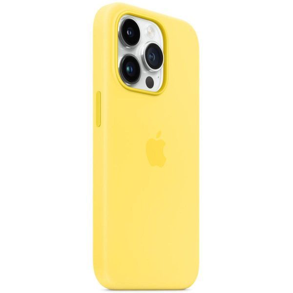 Чохол Silicone Full Case with MagSafe для iPhone 14 Pro Canary Yellow 656-01198 фото
