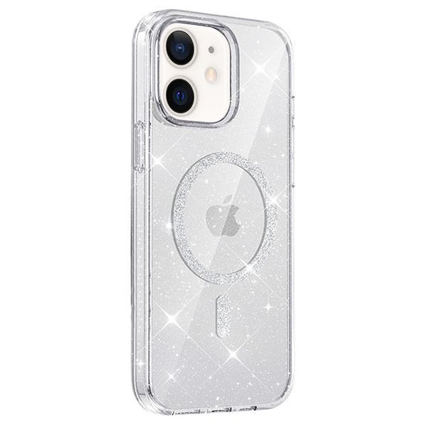 Чехол TPU Eclipse Sparkle (MagFit) для Apple iPhone 11 (6.1") Clear 214-03804 фото