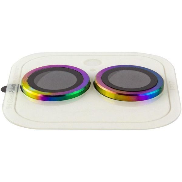 Защитное стекло Metal Classic на камеру для Apple iPhone 17 (6.3") Rainbow 204-00460 фото