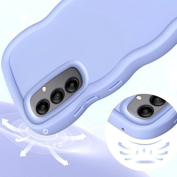 Чехол TPU Ripple для Samsung Galaxy S24 FE Lilac Blue 555-01157 фото