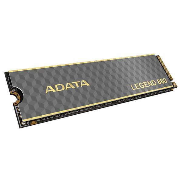 Накопичувач SSD M.2 ADATA LEGEND 860 500 GB 2280 PCIe Gen 4x4 3D NAND Read/Write: 5000/3000 MB/sec SLEG-860-500GCS фото