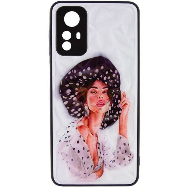 TPU+PC чохол Prisma Ladies для Xiaomi Redmi Note 12S Girl in a hat 777-07468 фото