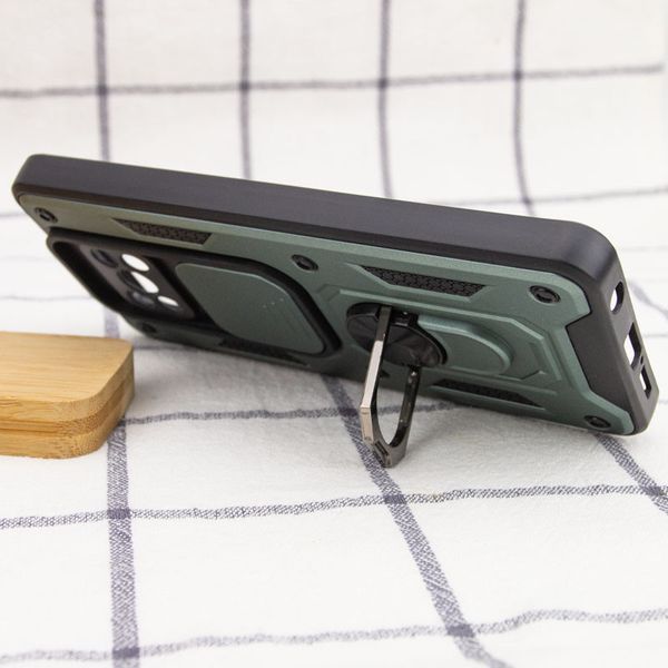 Ударостійкий чохол Camshield Serge Ring для Xiaomi Poco X3 NFC / Poco X3 Pro Green 777-04686 фото