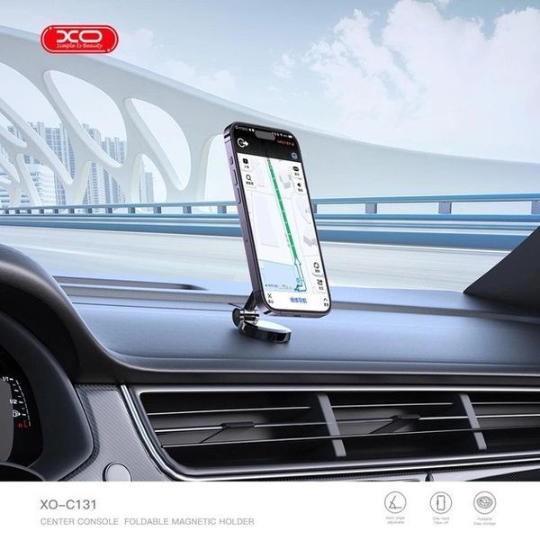 Магнітний тримач для телефону XO C131 з Magsafe для iPhone Чорний 201-00064 фото
