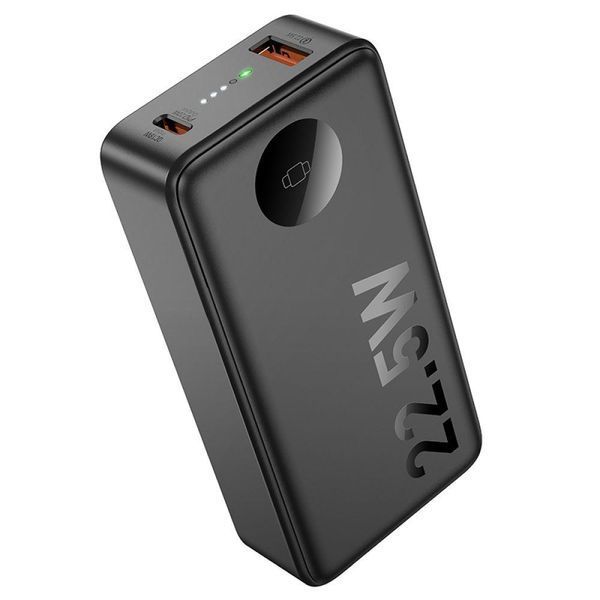 Power Bank Hoco Q27B Jewel 22.5W+PD20W with watch charger 10000mAh Чорний 656-01472 фото