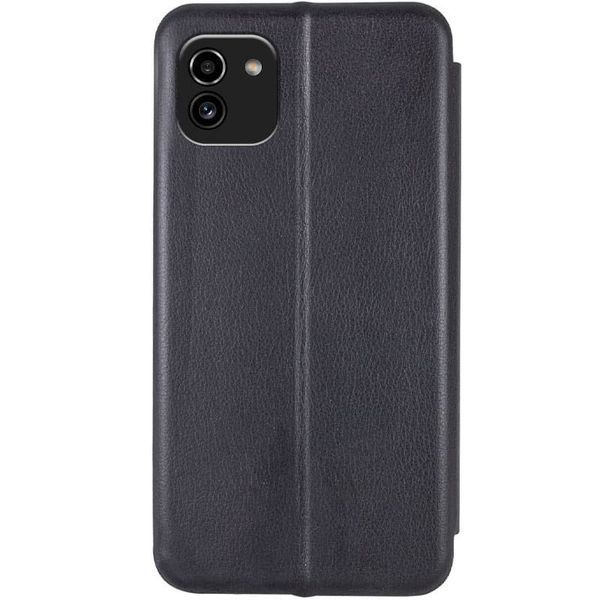 Кожаный чехол-книжка Classy для Samsung Galaxy A03 Black 777-03520 фото