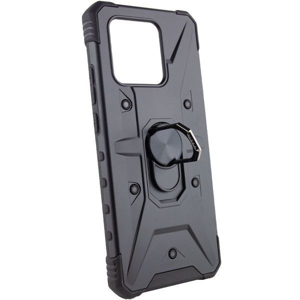 Ударостійкий чохол Pathfinder Ring для Xiaomi Redmi 10C / Poco C40 Black 777-07897 фото