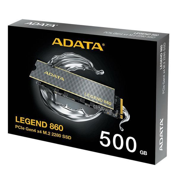 Накопичувач SSD M.2 ADATA LEGEND 860 500 GB 2280 PCIe Gen 4x4 3D NAND Read/Write: 5000/3000 MB/sec SLEG-860-500GCS фото
